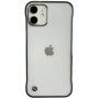 Matt átlátszó védőtok - iPhone 12 mini - zöld