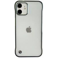 Matt átlátszó védőtok - iPhone 12 mini - zöld
