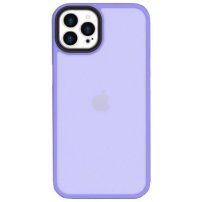 Matt védőtok - iPhone 13 Pro Max - lila