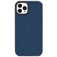 Matt védőtok - iPhone 13 Pro Max - kék