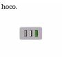 HOCO hálózati adapter három USB porttal iPhone / iPad / iPod - fehér