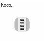 HOCO hálózati adapter négy USB porttal iPhone / iPod - fehér