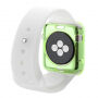 HAWEEL vékony átlátszó borító / tok - Apple Watch 42mm - zöld
