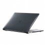 Fényes átlátszó tok csillámokkal - MacBook Pro 14" (A2442 / A2779 / A2918 / A2992 / A3112 / A3185 / A3401) - fekete