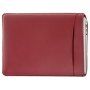 SOYAN boríték borító műbőrből - iPad 13"-ig / MacBook 14"-ig - burgundia