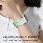 Szilikon szíj színes mintával - Apple Watch 42mm / 41mm / 40mm / 38mm - lila