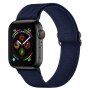 Nylon szíj csúsztatható csattal - Apple Watch Ultra 49mm / 46mm / 45mm / 44mm / 42mm - sötétkék