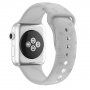 Szilikon pánt mancs mintával - Apple Watch Ultra 49mm / 46mm / 45mm / 44mm / 42mm - szürke