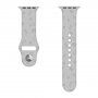 Szilikon pánt mancs mintával - Apple Watch Ultra 49mm / 46mm / 45mm / 44mm / 42mm - szürke