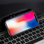 Stílusos tok retró fényképezőgép dizájnban Apple iPhone XS / iPhone X - fekete