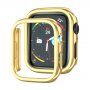 Fémbevonatú védőtok - Apple Watch 41mm - arany