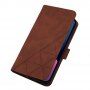 Flip cover tok crossbody stílusú pánttal - iPhone 13 - barna