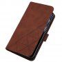 Flip cover tok crossbody stílusú pánttal - iPhone 11 Pro - barna