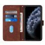 Flip cover tok crossbody stílusú pánttal - iPhone 11 Pro - barna