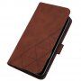 Flip cover tok crossbody stílusú pánttal - iPhone XS Max - barna