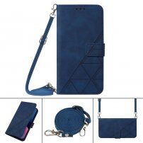 Flip cover tok crossbody stílusú pánttal - iPhone 11 Pro - kék