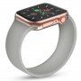 Szilikon körpánt - szíj csat nélkül - Apple Watch 42mm / 41mm / 40mm / 38mm - S - szürke