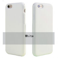 Sima tok puha műanyagból Apple iPhone 6 / 6S - fehér