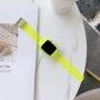 Tokkal átlátszó szíj - Apple Watch 41mm / 40mm / 38mm - neon sárga