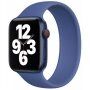 Szilikon körpánt - szíj csat nélkül - Apple Watch 42mm / 41mm / 40mm / 38mm - L - kék