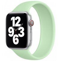 Szilikon körpánt - szíj csat nélkül - Apple Watch Ultra 49mm / 46mm / 45mm / 44mm / 42mm - M - zöld