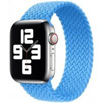 Nylon fontott körpánt - Apple Watch Ultra 49mm / 46mm / 45mm / 44mm / 42mm - XS - égszínkék
