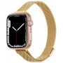 Vékony milánói fém szíj - Apple Watch 42mm / 41mm / 40mm / 38mm - arany