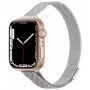 Vékony milánói fém szíj - Apple Watch 42mm / 41mm / 40mm / 38mm - ezüst