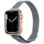 Vékony milánói fém szíj - Apple Watch 42mm / 41mm / 40mm / 38mm - szürke