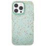 Mutural szilikon tok színes pöttyökkel - iPhone 13 Pro Max - zöld