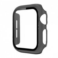 Átlátszó tok edzett üveggel - Apple Watch 40mm - szürke