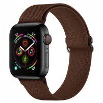 Nylon szíj csúsztatható csattal - Apple Watch 42mm / 41mm / 40mm / 38mm - barna