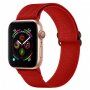 Nylon szíj csúsztatható csattal - Apple Watch Ultra 49mm / 46mm / 45mm / 44mm / 42mm - piros