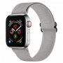 Nylon szíj csúsztatható csattal - Apple Watch Ultra 49mm / 46mm / 45mm / 44mm / 42mm - szürke