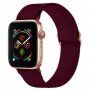 Nylon szíj csúsztatható csattal - Apple Watch Ultra 49mm / 46mm / 45mm / 44mm / 42mm - borvörös