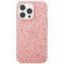 Mutural szilikon tok színes pöttyökkel - iPhone 13 Pro Max - rózsaszín