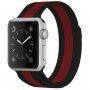 Fém milánoi szíj - Apple Watch Ultra 49mm / 46mm / 45mm / 44mm / 42mm - fekete-piros