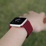 Fém milánoi szíj - Apple Watch Ultra 49mm / 46mm / 45mm / 44mm / 42mm - borvörös