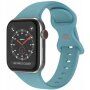 Szilikon szíj pillangócsattal - Apple Watch Ultra 49mm / 46mm / 45mm / 44mm / 42mm - égszínkék