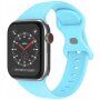 Szilikon szíj pillangócsattal - Apple Watch Ultra 49mm / 46mm / 45mm / 44mm / 42mm - kék