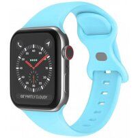Szilikon szíj pillangócsattal - Apple Watch Ultra 49mm / 46mm / 45mm / 44mm / 42mm - kék