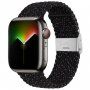 Nylon szíj pöttyökkel - Apple Watch Ultra 49mm / 46mm / 45mm / 44mm / 42mm - fekete