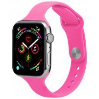 Vékony szilikon szíj - Apple Watch 42mm / 41mm / 40mm / 38mm - rózsaszín