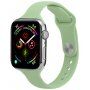 Vékony szilikon szíj - Apple Watch 42mm / 41mm / 40mm / 38mm - zöld