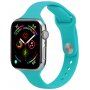 Vékony szilikon szíj - Apple Watch 42mm / 41mm / 40mm / 38mm - türkizkék