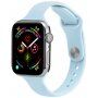 Vékony szilikon szíj - Apple Watch 42mm / 41mm / 40mm / 38mm - világoskék