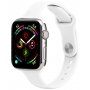 Vékony szilikon szíj - Apple Watch Ultra 49mm / 46mm / 45mm / 44mm / 42mm - fehér