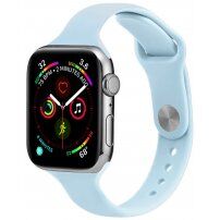 Vékony szilikon szíj - Apple Watch Ultra 49mm / 46mm / 45mm / 44mm / 42mm - világoskék