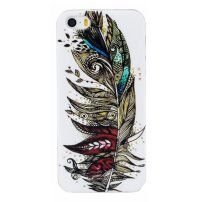 Védő tok sötétben világító iPhone 5 / 5S / SE (2016) - madártoll