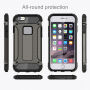 Extra ellenálló "Armor" tok - iPhone 6 / 6S - kávés barna
